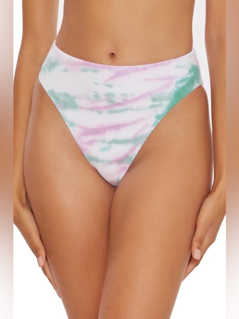 BECCA by Rebecca Virtue Iconic Danielle Pucker Rib High-Waist Bottoms